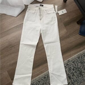 7 For All Mankind White Jeans